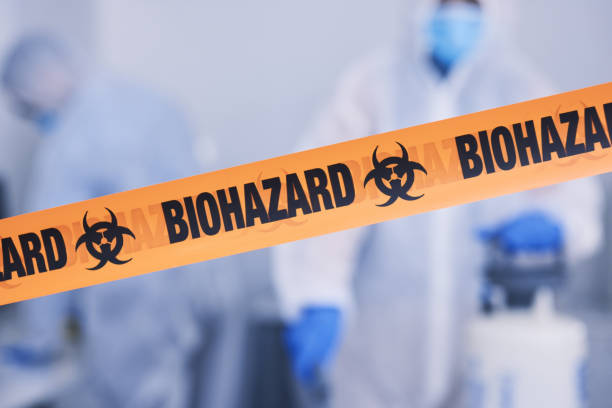 Professional Biohazard Cleanup technician working in Vandalia, MO